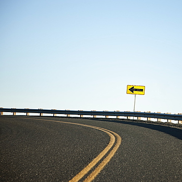 Road Curving Left, Washington, United States of America