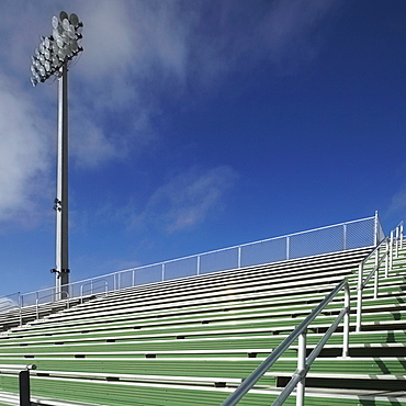 Bleachers at a Sports Field, Bradenton, Florida, USA