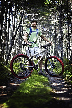 Mountain Biking, Cape Breton Island, Nova Scotia, Canada