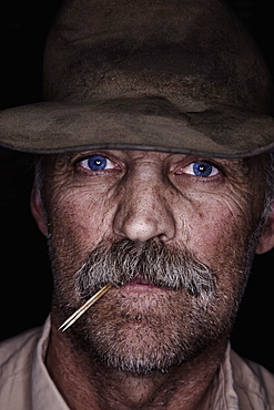 Cowboy portrait, Saskatchewan, Canada