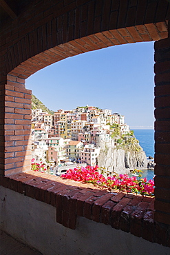 Cinque Terre Town of Manarola, Manarola, Liguria, Italy