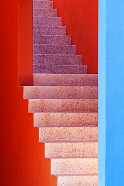 Colorful Stairwell, San Jose Los Cabos, Baja California, Mexico