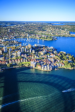 Aerial view of Sydney cityscape, Sydney, New South Wales, Australia