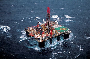 Oil platform in South Sea