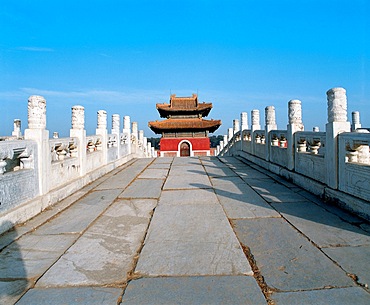 The Stele Pavilion in Qingdongling Tombs, Hebei