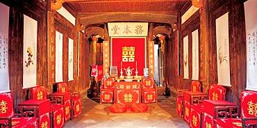 Interior of residential house in Shexian, Anhui