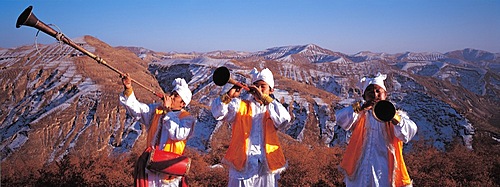 Suona players in Shaanxi