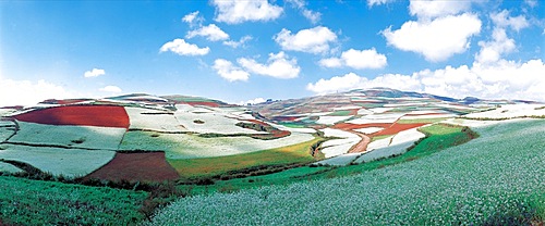 The laterite fields in Dongchuan, Yunnan