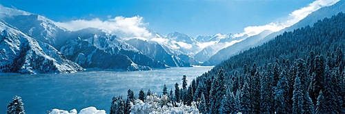 Tianchi Lake in Mt.Tianshan, Xinjiang