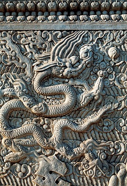 Stone carving in Qing West Mausoleum, Hebei