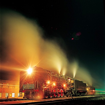 Locomotive in Northeast China