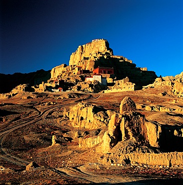 Ruins of Guge Kingdom in Ngari, Tibet