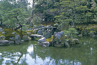 Garden, Nijo castle, Kyoto, Japan, Asia