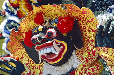 Mask, funeral rites, Bali, Indonesia, Southeast Asia, Asia