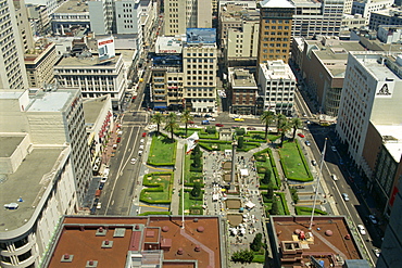 Union Square area, San Francisco, California, United States of America, North America