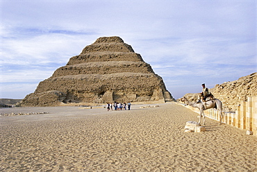 Step pyramid of Zoser, Saqqara, near Cairo, Egypt, North Africa, Africa