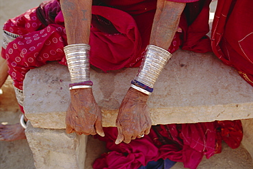 Siver bracelets, Jodpur, Rajasthan, India