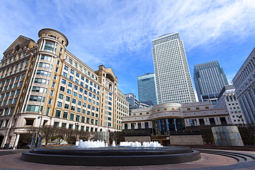 Cabot Square, Canary Wharf, Docklands, London, England, United Kingdom, Europe 