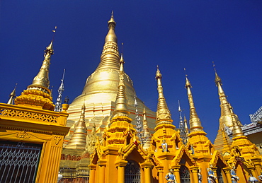 Schwedagon Pagoda, Rangoon, Myanmar