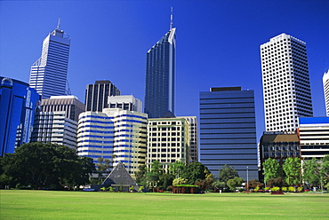 Skyline of Perth, Western Australia, Australia