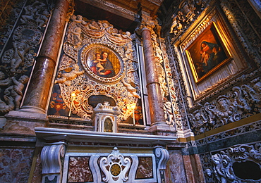 Paintings of the Virgin Mary, La Martorana, Palermo, Sicily