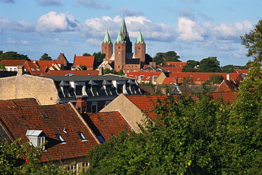 Town roofs, Kalundborg, Zealand, Denmark, Scandinavia, Europe