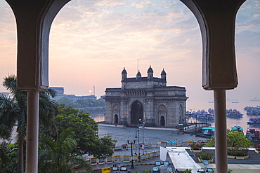 View of Gateway of India, Mumbai, Maharashtra, India, Asia