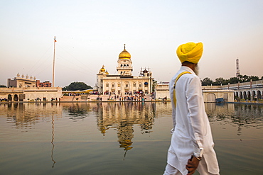 Gurdwara Bangla Sahib, a Sikh temple, New Delhi, Delhi, India, Asia