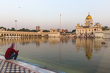 Gurdwara Bangla Sahib, a Sikh temple, New Delhi, Delhi, India, Asia