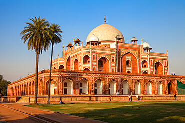 Humayun's Tomb, UNESCO World Heritage Site, New Delhi, Delhi, India, Asia