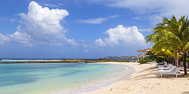 David's Beach Hotel, Big Sands beach at Belmont Bay, Union Island, The Grenadines, St. Vincent and The Grenadines, West Indies, Caribbean, Central America