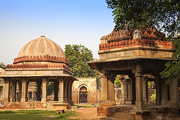 Tuglaq Tombs, Hauz Khas, Delhi, India, Asia