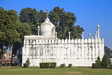 Moti Mosque, Red Fort, Old Delhi, Delhi, India, Asia