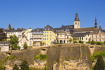 The Corniche (Chemin de la Corniche), Luxembourg City, Luxembourg, Europe