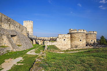 Zinden gate and towers, Belgrade Fortress, Kalemegdan Park, Belgrade, Serbia, Europe