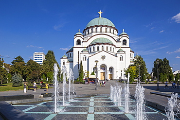 St. Sava Temple, the largest Orthodox Cathedral in the world, Belgrade, Serbia, Europe