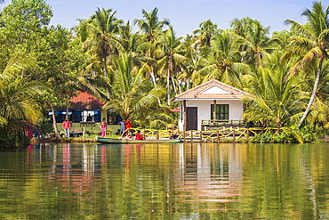 Resort on Munroe Island, Kollam, Kerala, India, Asia