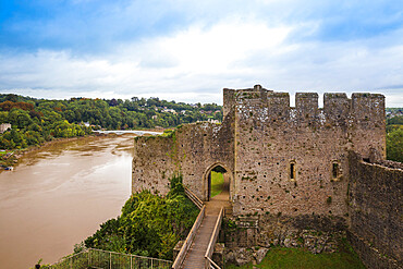 Chepstow Castle, Chepstow, Monmouthshire, Wales, United Kingdom, Europe