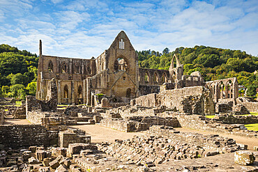 Tintern Abbey, Tintern, Wye Valley, Monmouthshire, Wales, United Kingdom, Europe