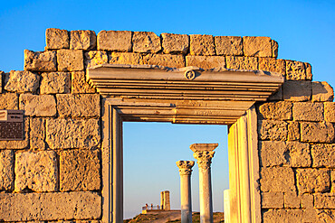 Ruins of Ancient City of Khersoness, Ancient theatre, Sevastopol, Crimea, Ukraine, Europe