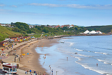 View of North Bay, Scarborough, Yorkshire, England, United Kingdom, Europe