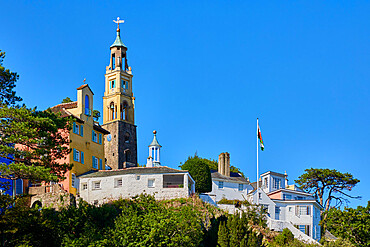 Portmeirion Village, Gwynedd, Wales, United Kingdom, Europe