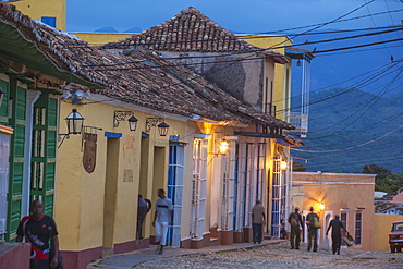 Street scene in historical center, Trinidad, UNESCO World Heritage Site, Sancti Spiritus Province, Cuba, West Indies, Caribbean, Central America