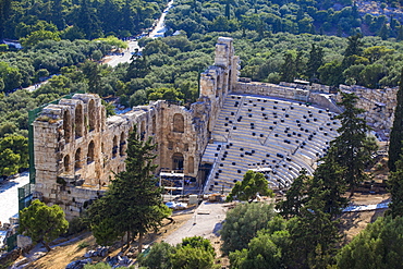 The Odeon of Herodes Atticus (the Herodeon), Athens, Greece, Europe