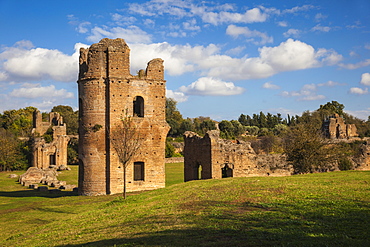 Villa de Massenzio, Ancient Appian Way, Rome, Lazio, Italy, Europe