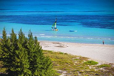 View of Varadero beach, Varadero, Cuba, West Indies, Caribbean, Central America