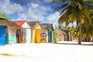 Mano Juan, a picturesque fishing village, Saona Island, Parque Nacional del Este, Punta Cana, Dominican Republic, West Indies, Caribbean, Central America