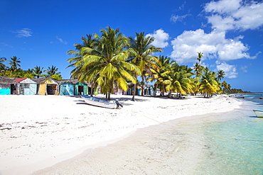 Mano Juan, a picturesque fishing village, Saona Island, Parque Nacional del Este, Punta Cana, Dominican Republic, West Indies, Caribbean, Central America