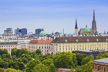 View of city, Vienna, Austria, Europe