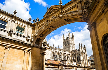 Bath Abbey, Bath, UNESCO World Heritage Site, Avon and Somerset, England, United Kingdom, Europe 